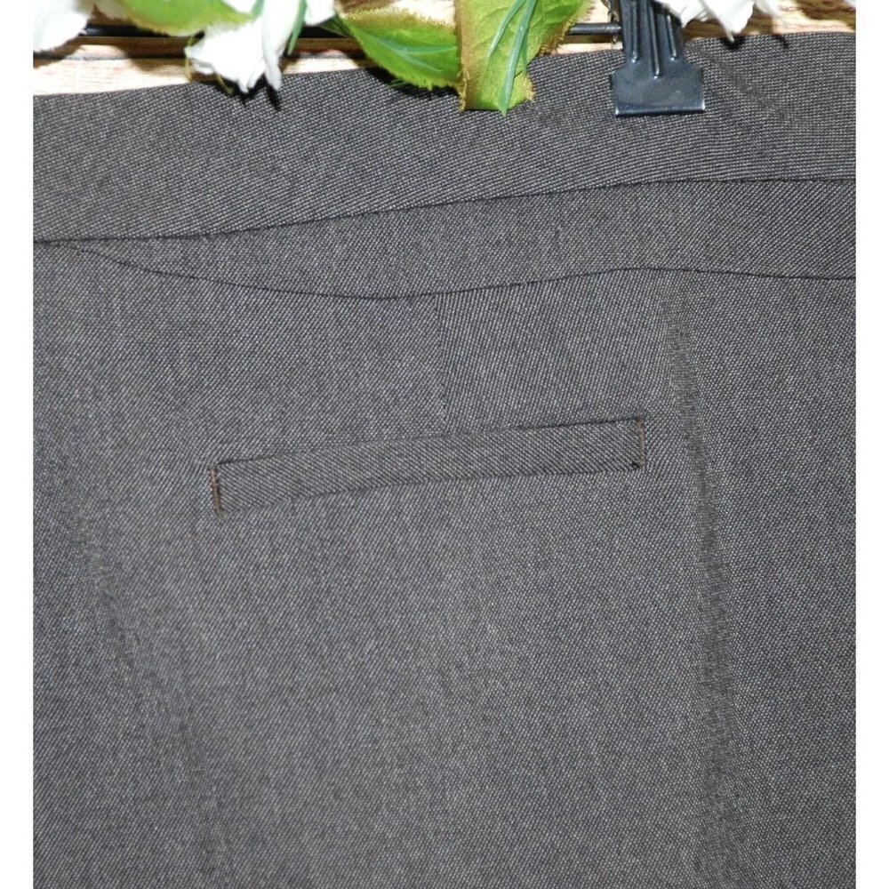 Worthington Modern Fit Ladies Gray Career Pants Size 12 Stretch Straight Classic - Picture 5 of 9